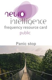 Neuro Intelligence   Frequency Resource And Card Public   Panic Stop